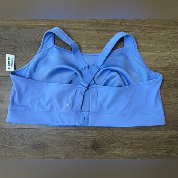 NWT Old Navy Sports Bra Bundle Black Light Support Blue High Support Size 4X - Picture 2 of 9